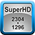 SuperHD 2304x1296